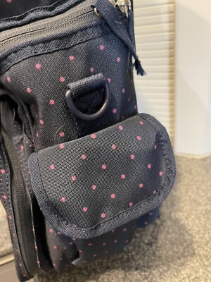 Matilda Jane Navy and Pink Polka Dot Backpack (and cooler) Matilda Jane | Bags | Matilda Jane Backpack Cooler | Poshmark main image 2