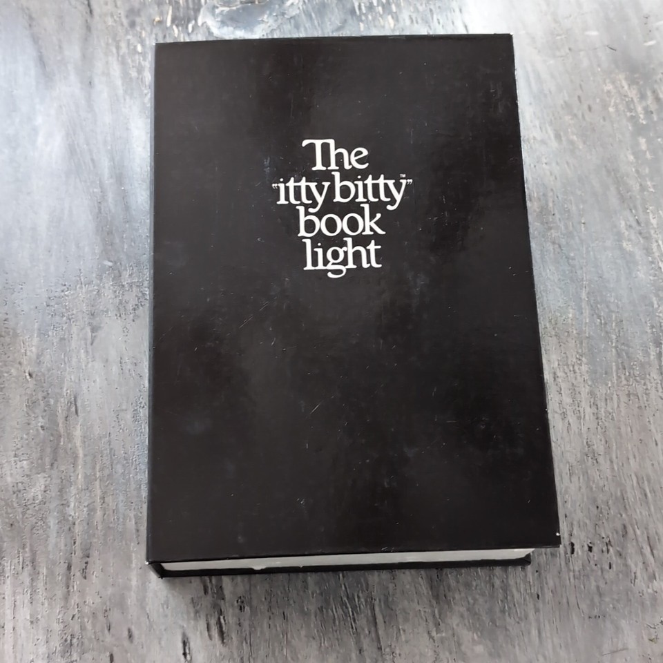 Vintage The Itty Bitty Book Light Zelco Complete Tested Working Extra Bulb eBay