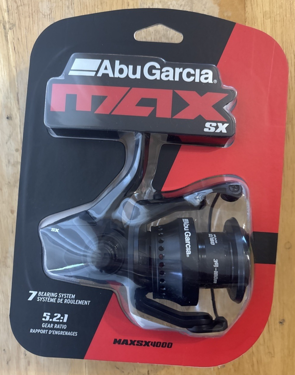 Abu Garcia Max SX 4000 Spinning Fishing Reel (MAXSX4000) - Black... FREE S&H! Abu Garcia Max SX 4000 Spinning Fishing Reel (MAXSX4000) - Black... FREE S&H!