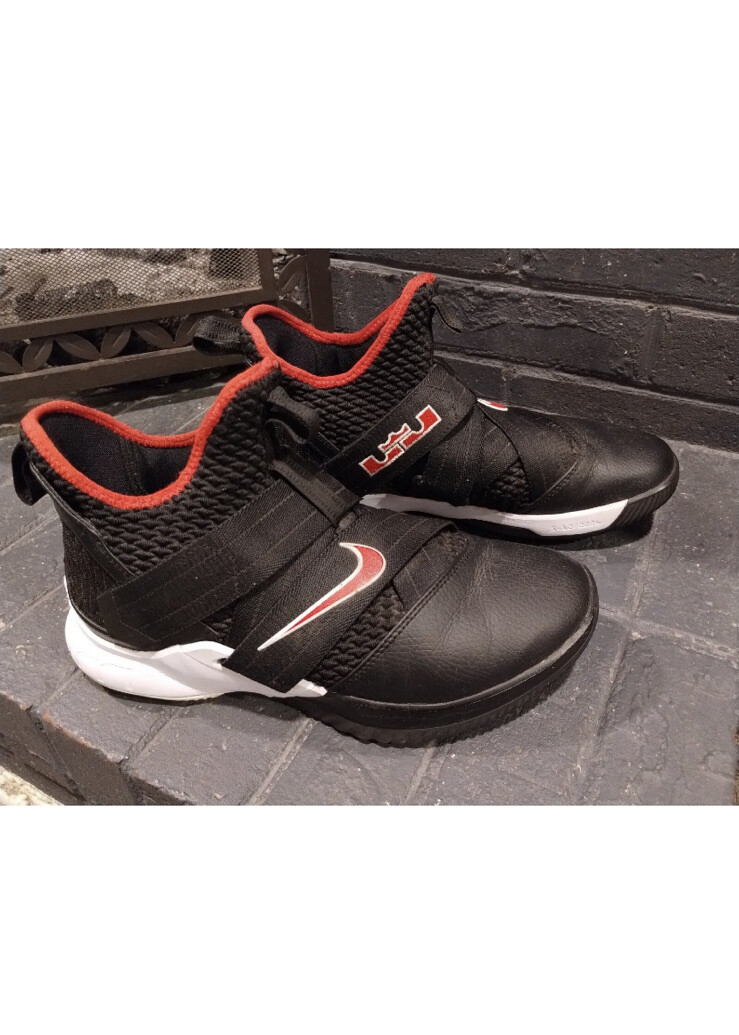 lebron soldier 12 red and black