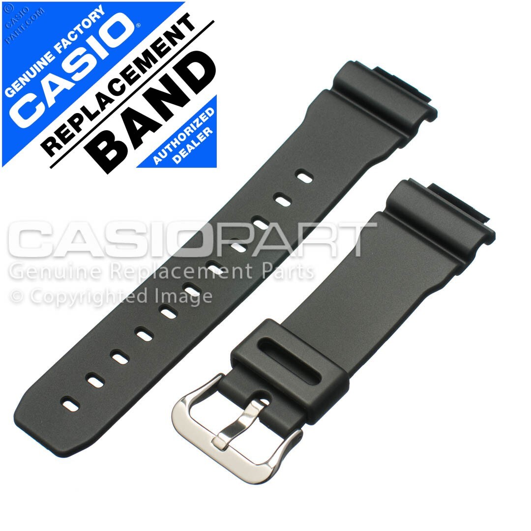 GENUINE CASIO Black Rubber Watch Band Strap for G-SHOCK DW-5600SN