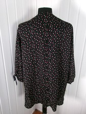 Haut Femme Coloré Et Noir Christine Laure - Taille 3 - Manches 3/4 - Occasion Très Bon état