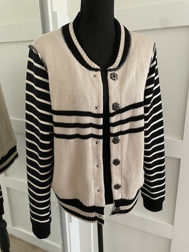 Long sleeve knit Cardigan Beige 