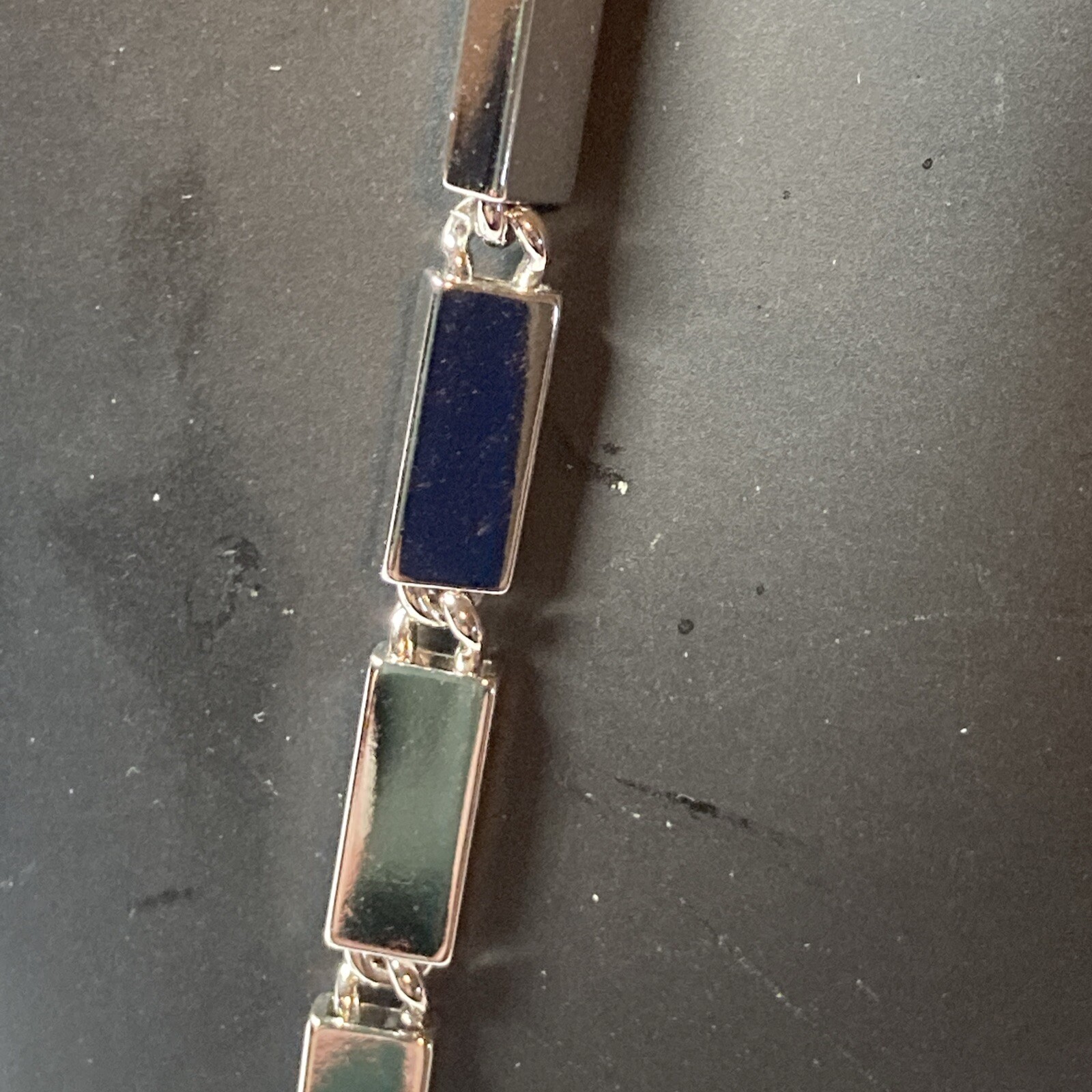 28" Rectangle links Monet Silvertone Modernist 3 … - image 4