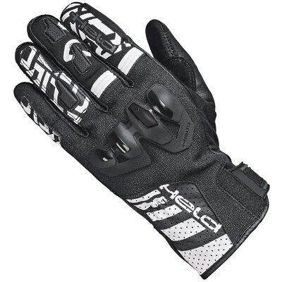 Motorrad Handschuhe L9 - Held Sepang - Sport Sommer Touchscreen schwarz-weiß - Bild 1 von 3