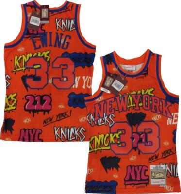 1991-92 Patrick Ewing #33 Knicks Mens Mitchell & Ness