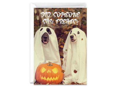 Did Someone Say Treats? Happy Halloween Handmade Greeting Card