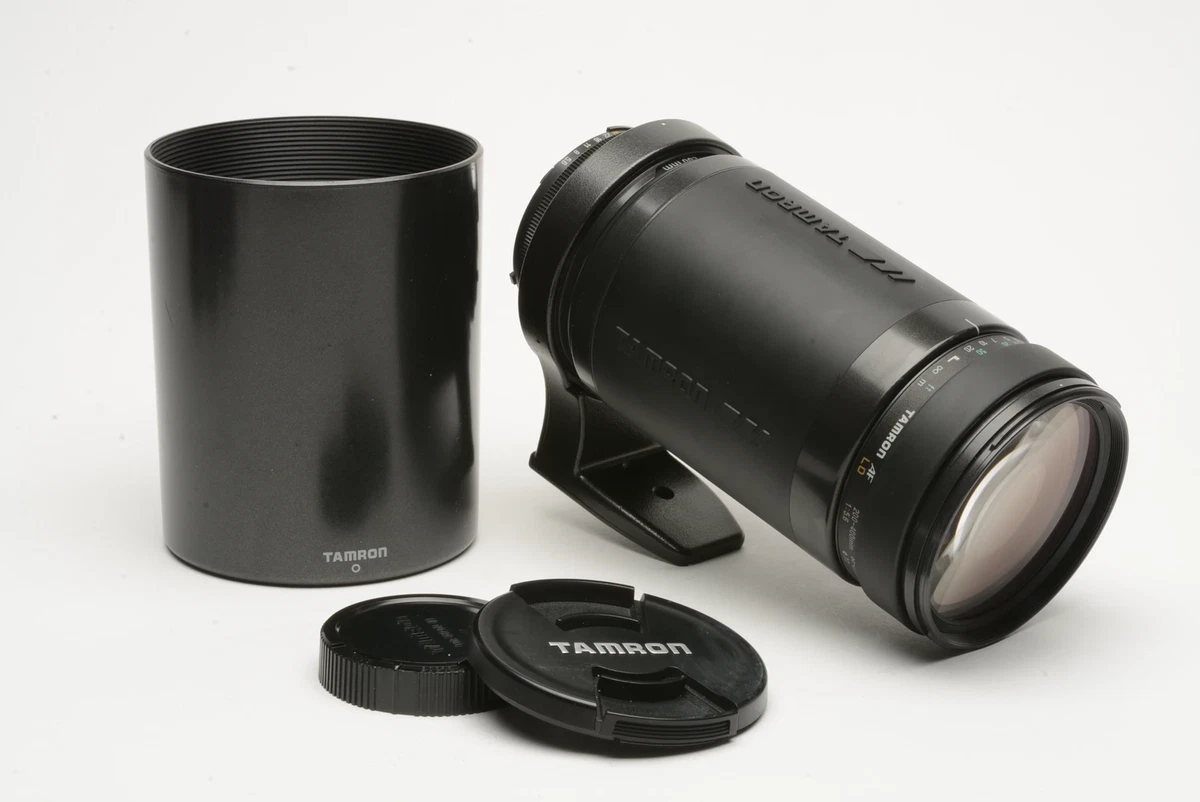 Tamron AF 200-400mm f5.6 LD Model 75DN for Nikon AF, hood+caps+collar
