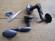 Leva rustica in ferro su rosone maniglie porta serratura mortaio maniglie porta vintage retrò