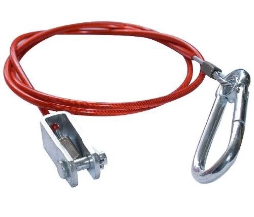 Caravan/Trailer Breakaway Safety Cable with Clevis End for AL-KO Couplings