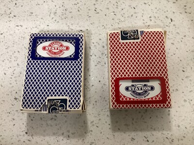 (2) No 92 Club Special BEE playing cards cambric finish Carson Station NV