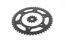 Sprockets for Yamaha YZ125 1999 - 2004 Front 12 Tooth and Rear 50 Tooth Black