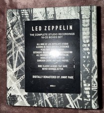 Complete Studio Recordings by Led Zeppelin CD, 1993 10 CD Sealed Hype