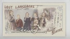 2019 Allen & Ginter Lost Languages Minis Martha's Vineyard Sign Language 0u7