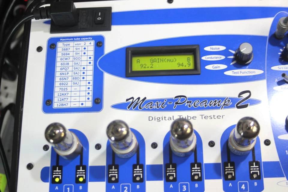 Closely Match & Bal Quad 4 Telefunken ECC83 12AX7 7025 трубки - макси коврик и Hickok - Изображение 2 из 4