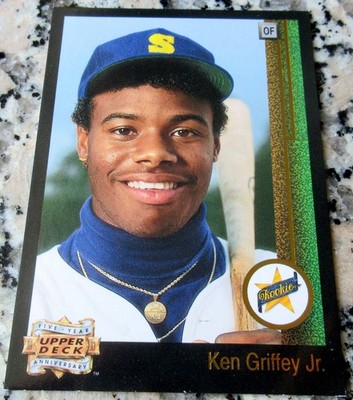 KEN GRIFFEY JR. Upper Deck SP BLACK Border #1 Draft Pick Mariners