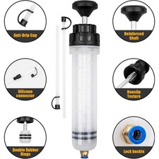 Fluid Extraction Filling Syringe Transfer Liquid Pump Oil Extractor Automotive Fluid Extraction Filling Syringe Transfer Liquid Pump Oil Extractor Automotive