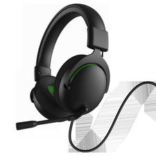 Wired Gaming Headset for Xbox Series X/S and One X/S, Black/Green