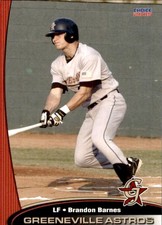 2005 Greeneville Astros Choice 2 Brandon Barnes Anaheim California Baseball Card