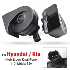 110-126dB High Low Tone Snail Horns Loud  For Hyundai Tucson JM LM 2004-2014