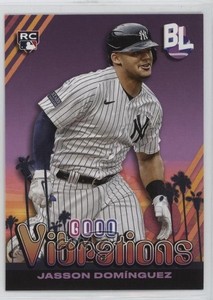 2024 Topps Big League Good Vibrations Jasson Dominguez Domínguez Rookie RC