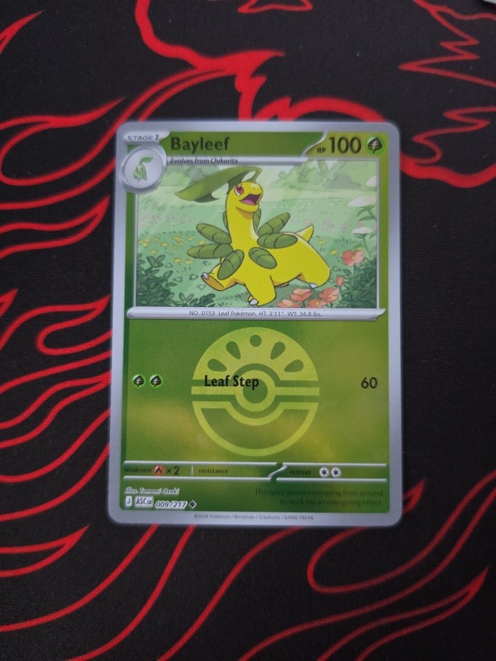 Bayleef 009/217 Reverse Holo Friend Ball Ascended Heroes - Pokemon