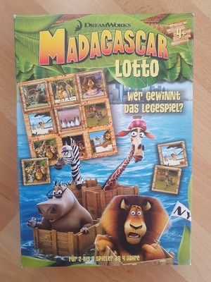 Kinder Brettspiel Madagaskar Lotto 4+