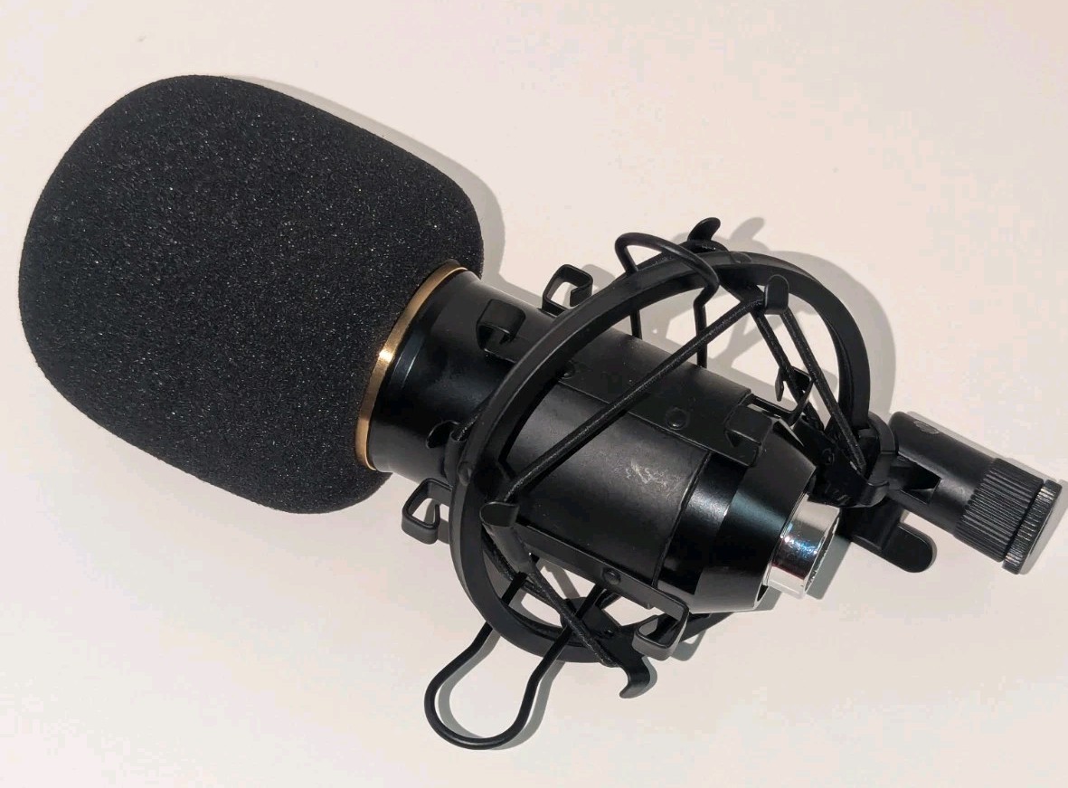 ZINGYOU Condenser Microphone BM-800 W/ Shock Mount Pod Cast | eBay