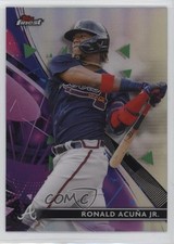 2021 Topps Finest Refractor Ronald Acuna Jr #62 0rw3