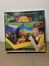 New Vintage 1994 Lion King Colorforms 3-D Story Play Set Fuzzy Pieces