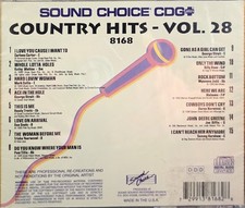 SC8168    COUNTRY  NEW IN PLASTIC   SOUND CHOICE  KARAOKE CDG LOT MAIL
