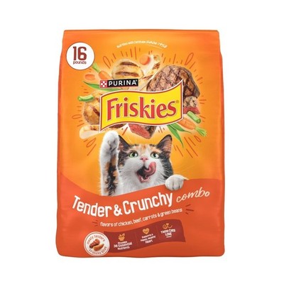 Tender and Crunchy Dry Cat Food with Chicken Beef Carrots Green Beans Flavor 16