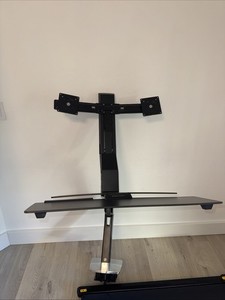 ERGOTRON WORKFIT-S DUAL SIT STAND WORKSTATION BLACK 24-316-026