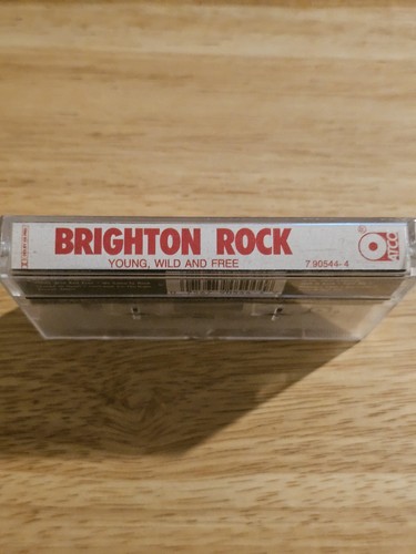 Young Wild and Free by Brighton Rock Cassette Tape Atco 1986 Heavy Metal VG - Foto 2 di 8