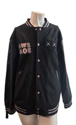 Human Made x KAWS Varsity Jacket Extra Large Kaws Made. Black Spellout