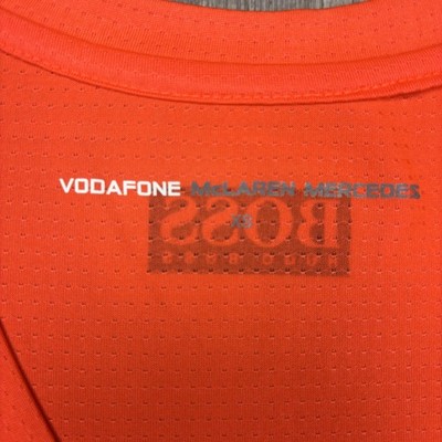 Maillot Vodafone McLaren Mercedes Homme – Orange, Taille M, Polyester – Très Bon état