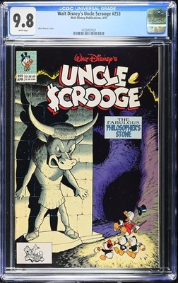  Walt Disney's Uncle Scrooge #253 1991 CGC 9.8 Rick Hoover First Printing
