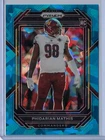 2022 Panini Prizm Football Blue Ice Phidarian Mathis #390