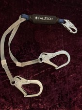 FallTech Shock Absorbing Lanyard 4 ft Web w/ Snap Hooks Model 8259 MPN 8259TP4