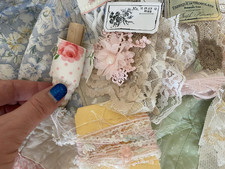 Vintage Lace Sampler Lot Junk Journal Sewing ...