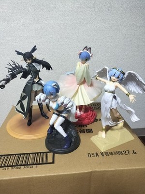 Re:Zero Figuren Lot Anime Figuren Rem Varianten 4 Stück Set Sammlerstück