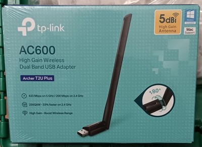 TP-Link Archer T2U Plus High Gain Wireless Dual Band USB Adapter