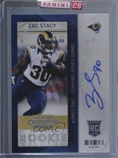 2013 Panini Contenders Zac Stacy #192 Auto 1u6