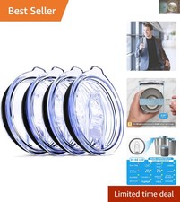 Effortless Clean 3.23" Lids - 4 Pack for YETI Tumblers, Reusable  Leak-Free