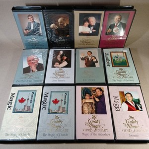 The Greater Magic Video Library Lot of 12 VHS 1980's-1990's Vintage Master Class