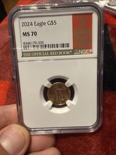 2024 1/10 oz American Gold Eagle MS-70 NGC (Official Red Book Label)