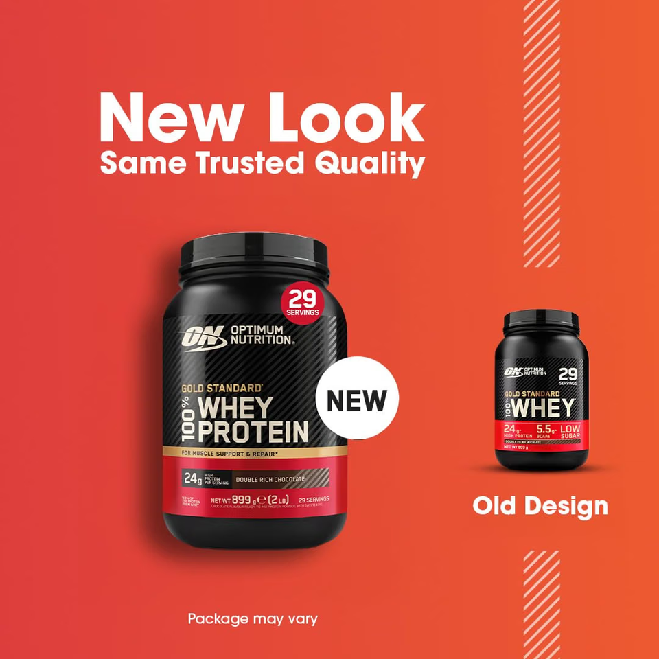 Optimum Nutrition Gold Standard Whey Protein Powder Double Rich ...