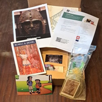 History Unboxed Anglo Saxons Educational Kit with Booklets & Materials