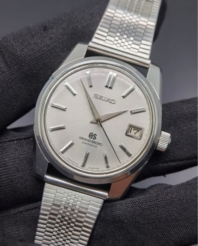 Seiko Grand 5722-9990 Vintage St. Acier Argent Manuel Automatique Montre Homme - Photo 1 sur 9