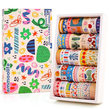 35 Rolls Washi Tape Set, Colorful Cute Floral Writable Decorative Tapes for Scra